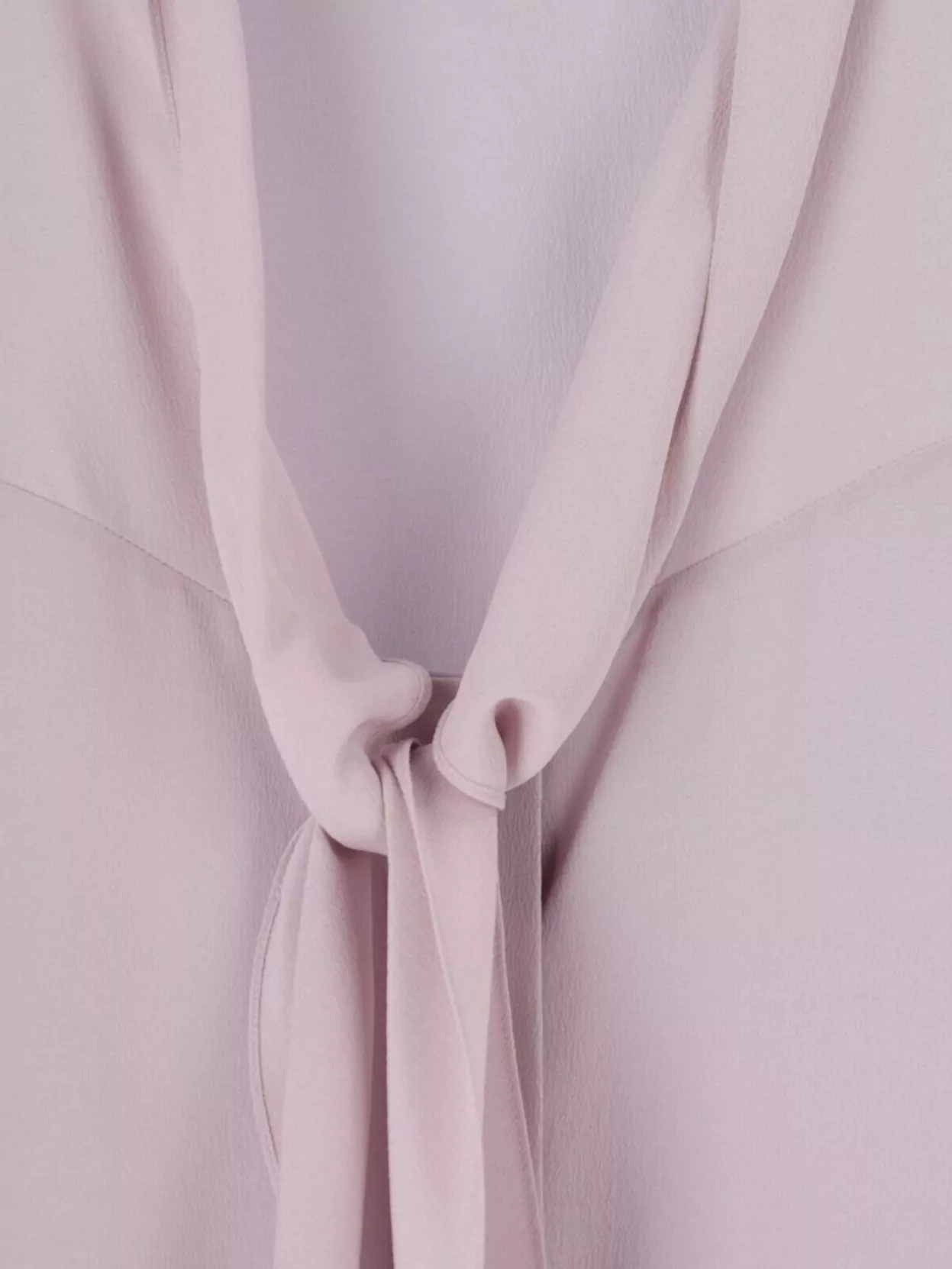 Prada Bow Detail V Neck Long Sleeves Top