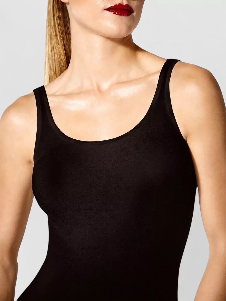 Wolford Cotton Jersey Thong Bodysuit
