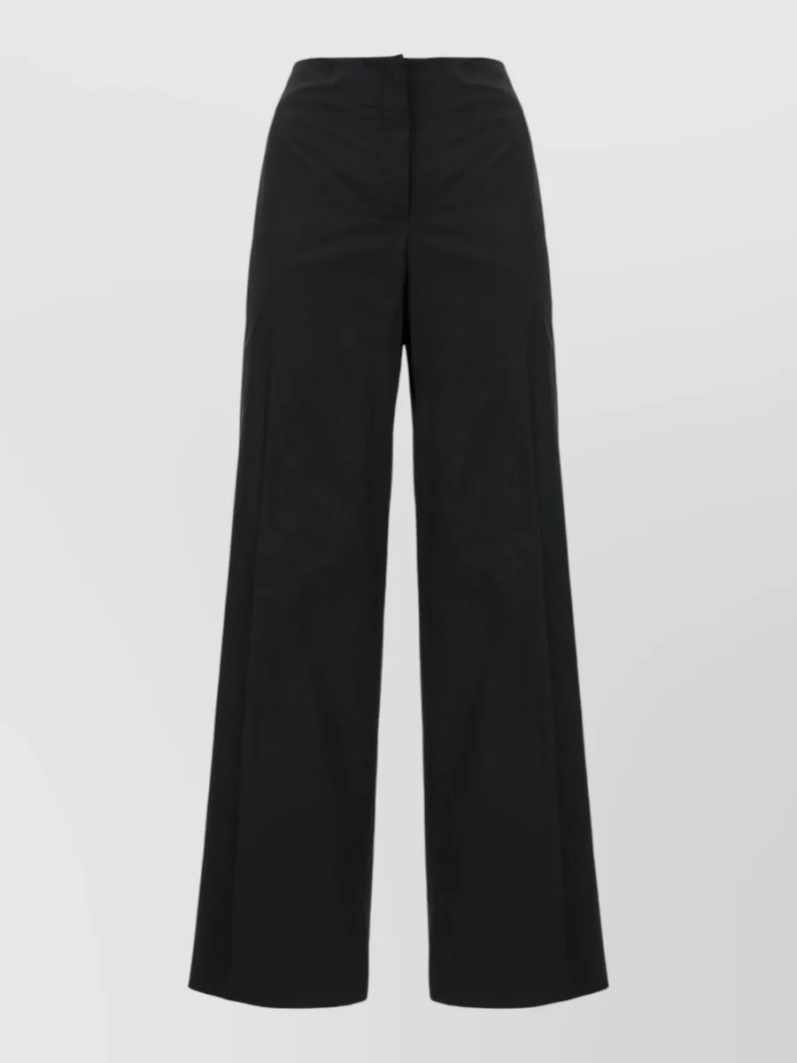 Jil Sander Silk blend straight-leg trousers