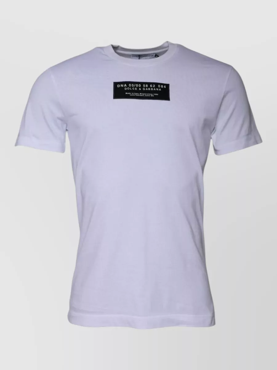Dolce&Gabbana logo-print cotton crew-neck t-shirt