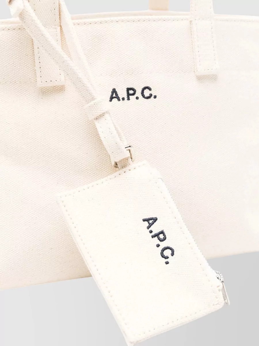 A.p.c. Drummer Small Canvas Tote Bag