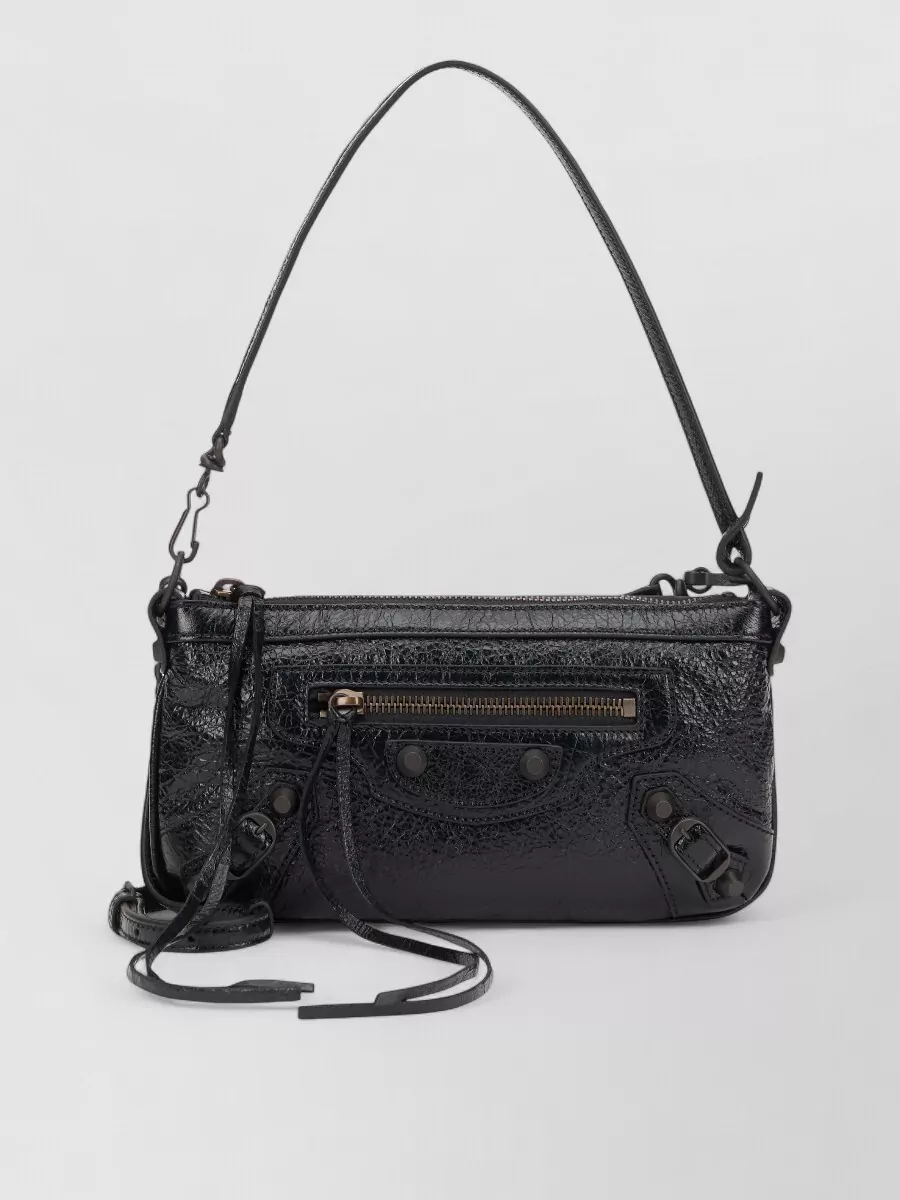 Balenciaga Le City Leather Clutch Bag