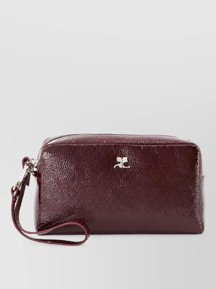 Courrèges na cotton clutch bag