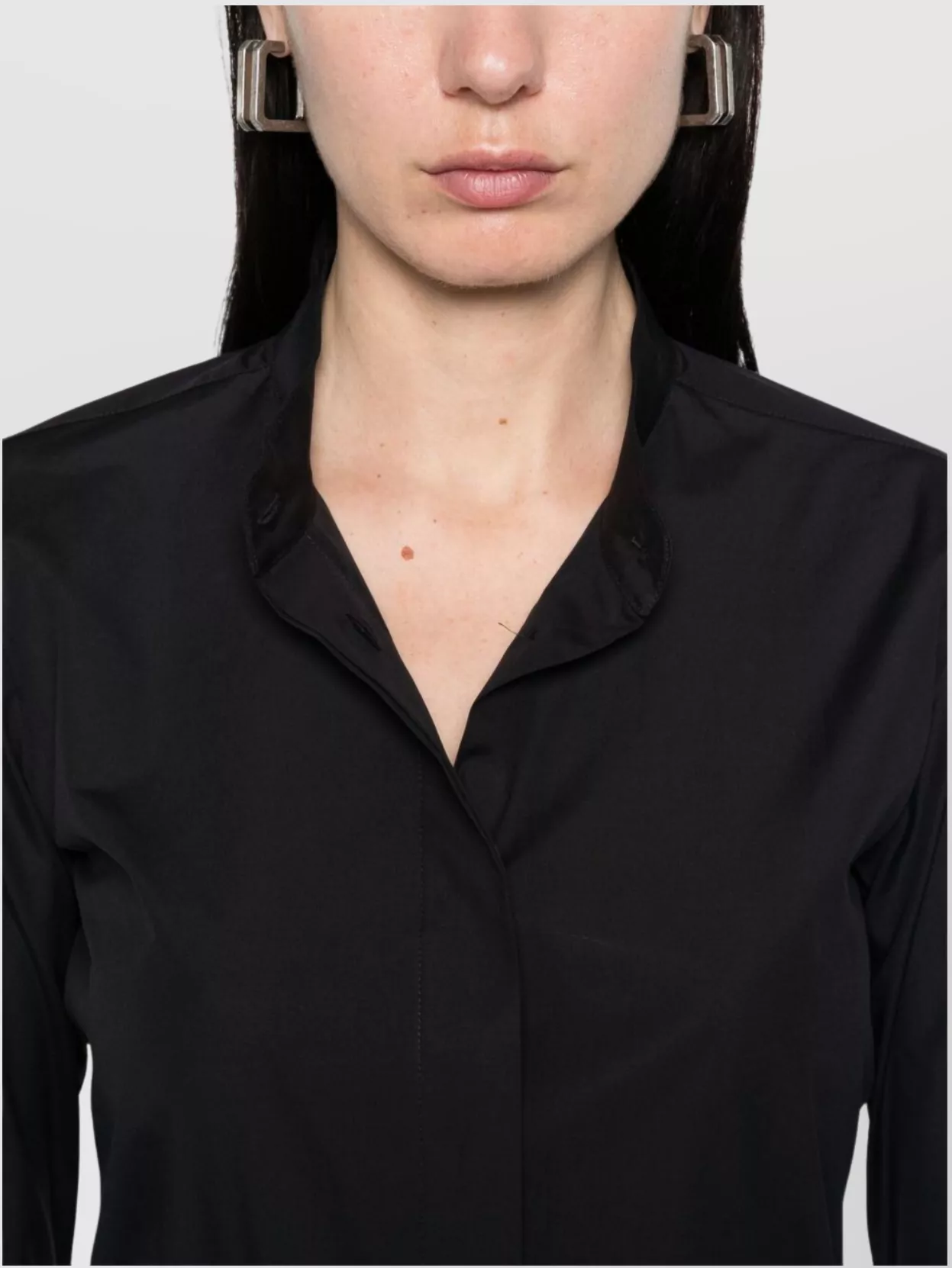 Max Mara Cotton Shirt Box-Pleat Design