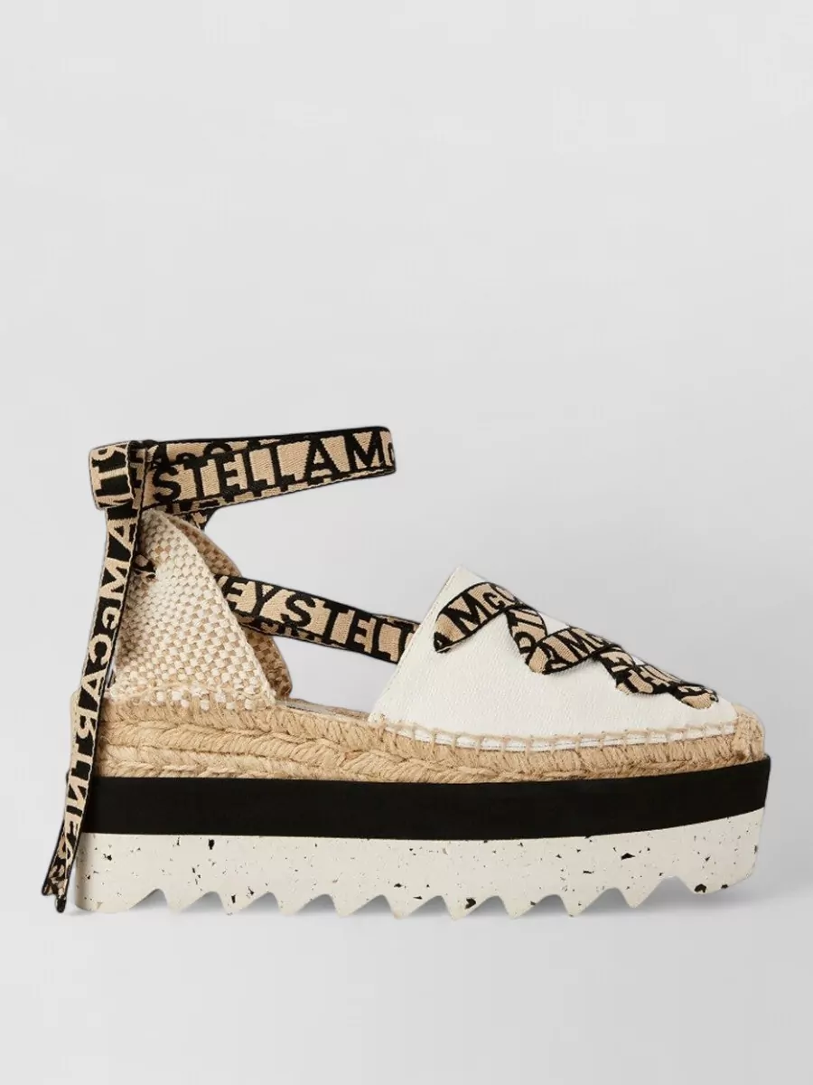 Stella Mccartney Organic Canvas Espadrilles Logo