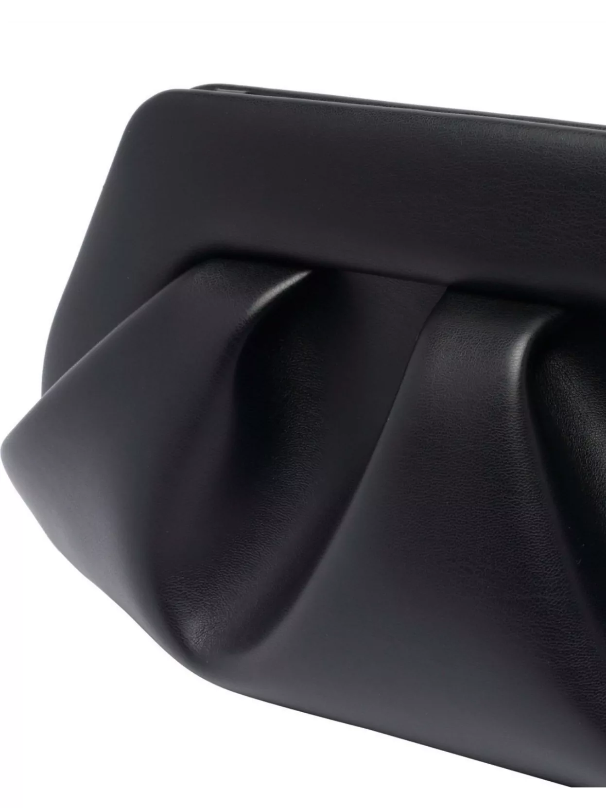 Themoirè Pleated Rectangular Shoulder Bag With Detachable Strap