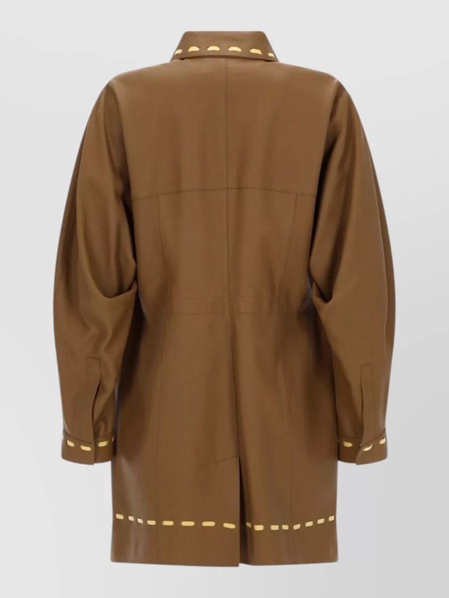 Fendi Leather Coat