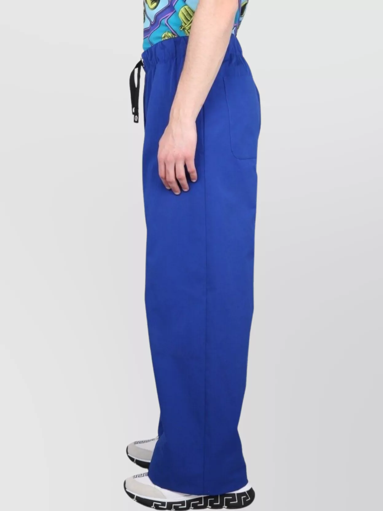 Versace Pants With Drawstring And Side Pockets