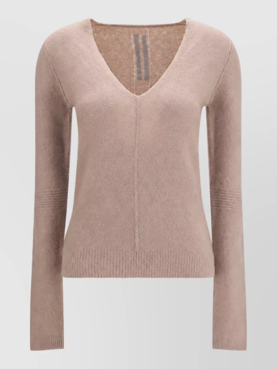 Rick Owens cashmere v-neck sweater