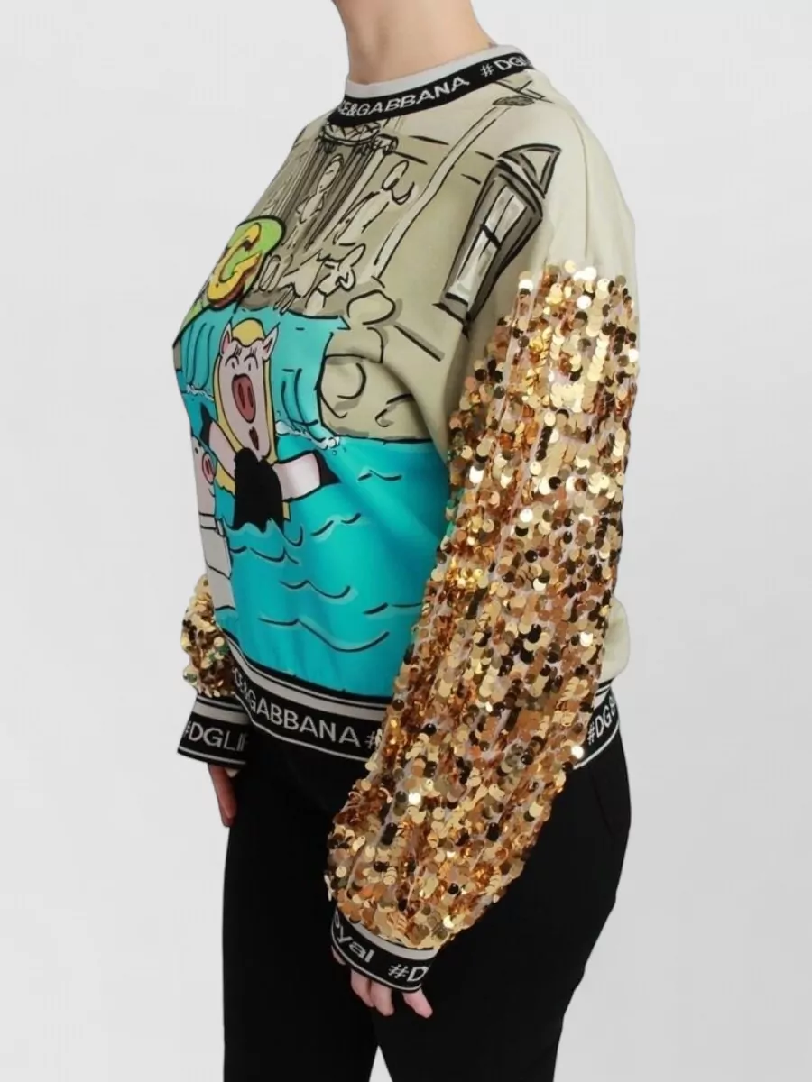 Dolce&Gabbana Sequined Sweatshirt