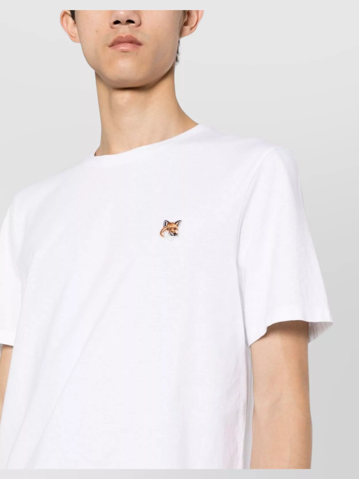 Maison Kitsuné Fox Head Patch T-Shirt
