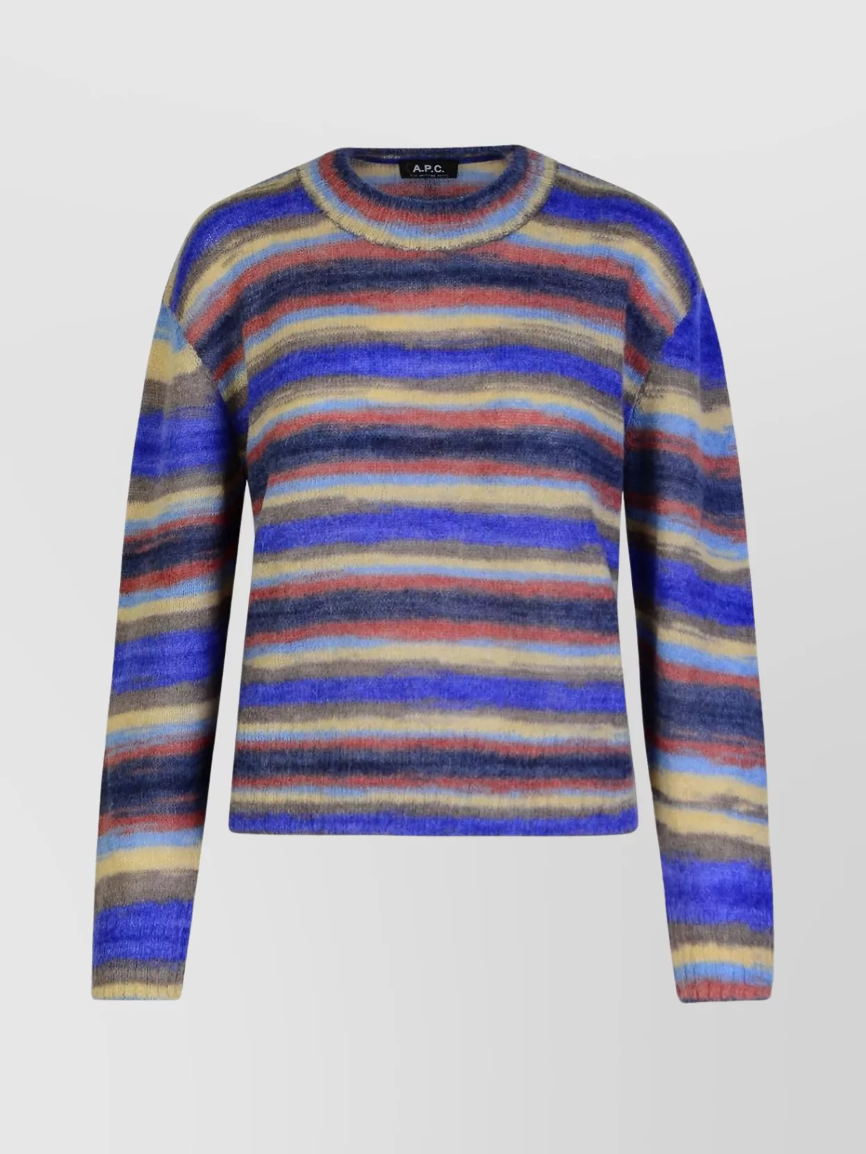 Shop Apc 'abby' Multicolor Mohair Blend Sweater