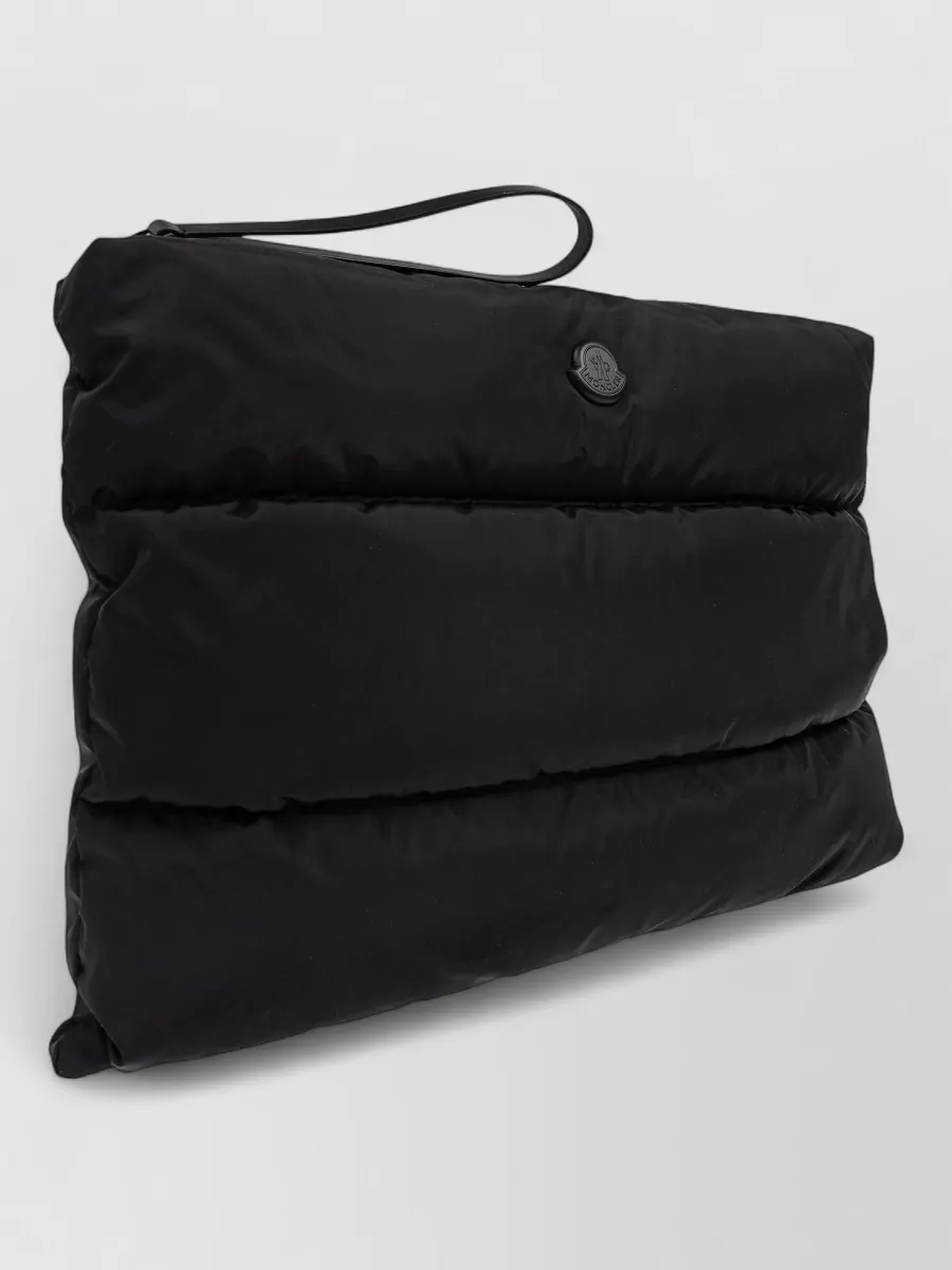 Moncler Quilted Tech Laptop Clutch Bag