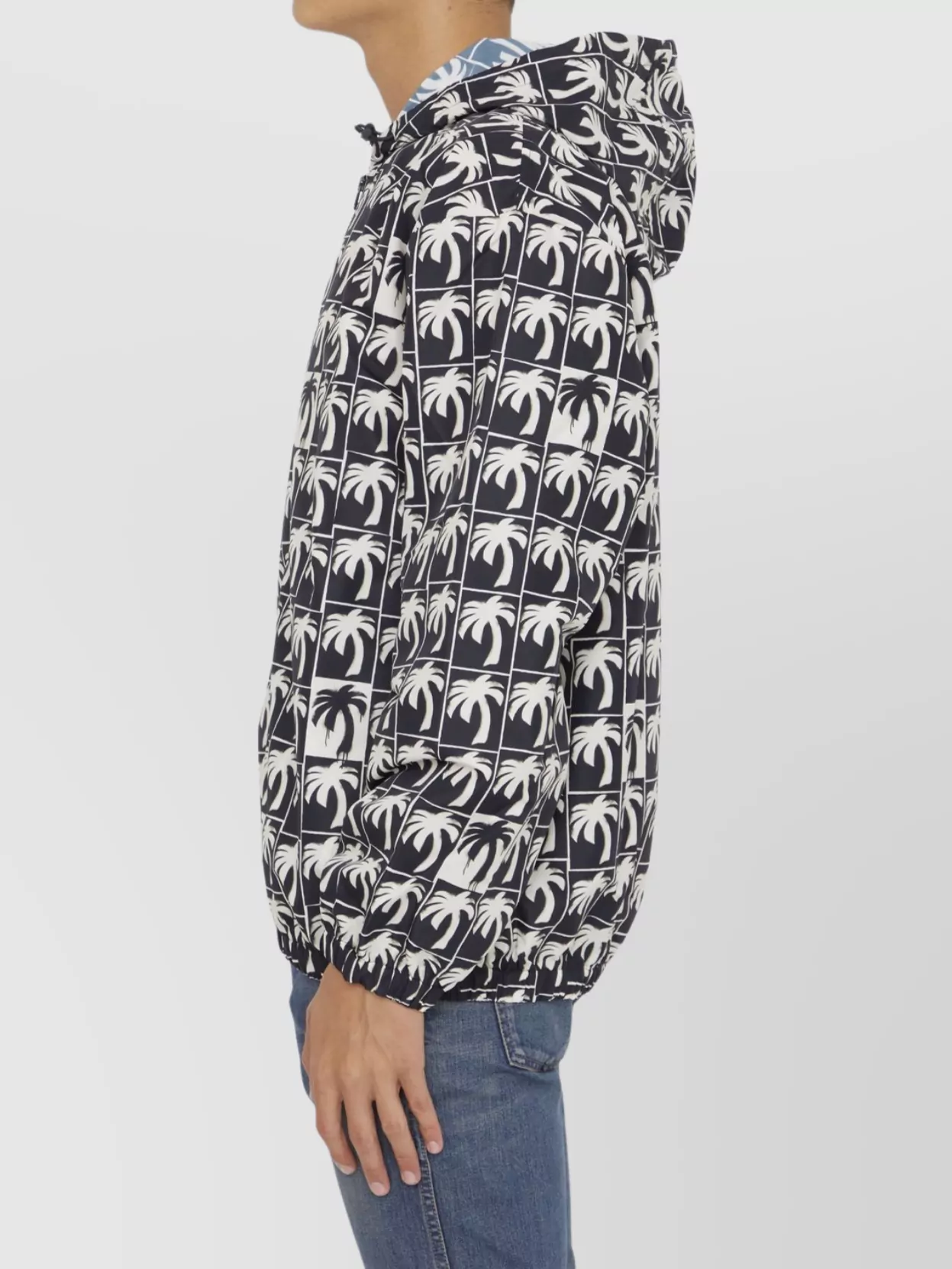Palm Angels Dripping Palm Lightweight Hooded Jacket