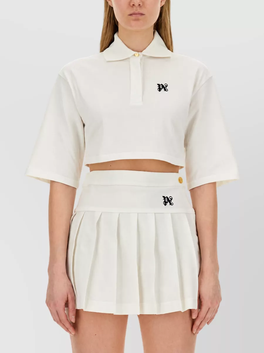 Palm Angels Pleated Mini Skirt