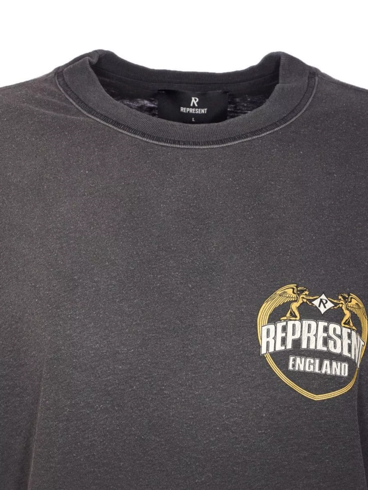 Represent Graphic Print Crew Neck Short Sleeve T-Shirt