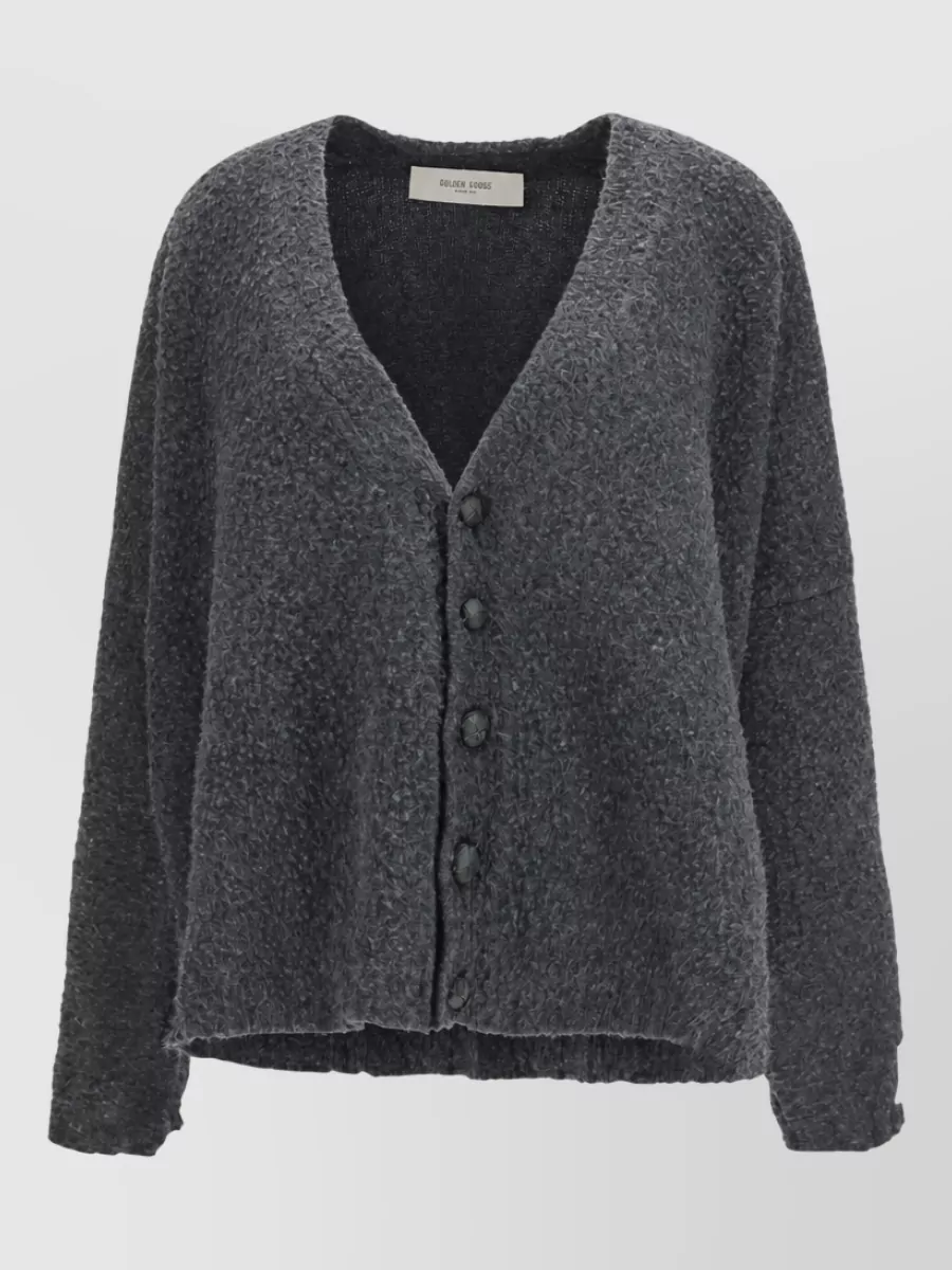 Golden Goose wool casentino-effect oversized cardigan