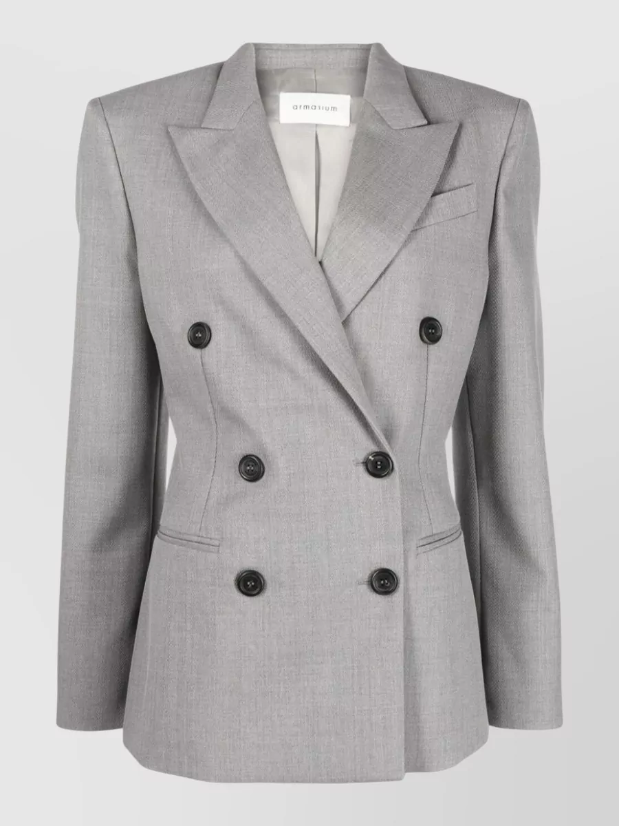 Armarium virgin wool double-breasted blazer