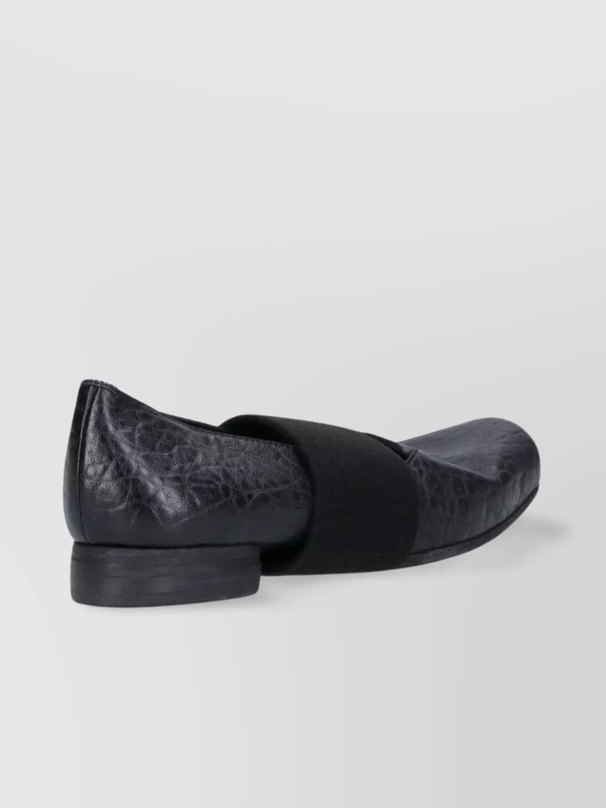 Uma Wang Square Toe Textured Finish Ballerina Shoes