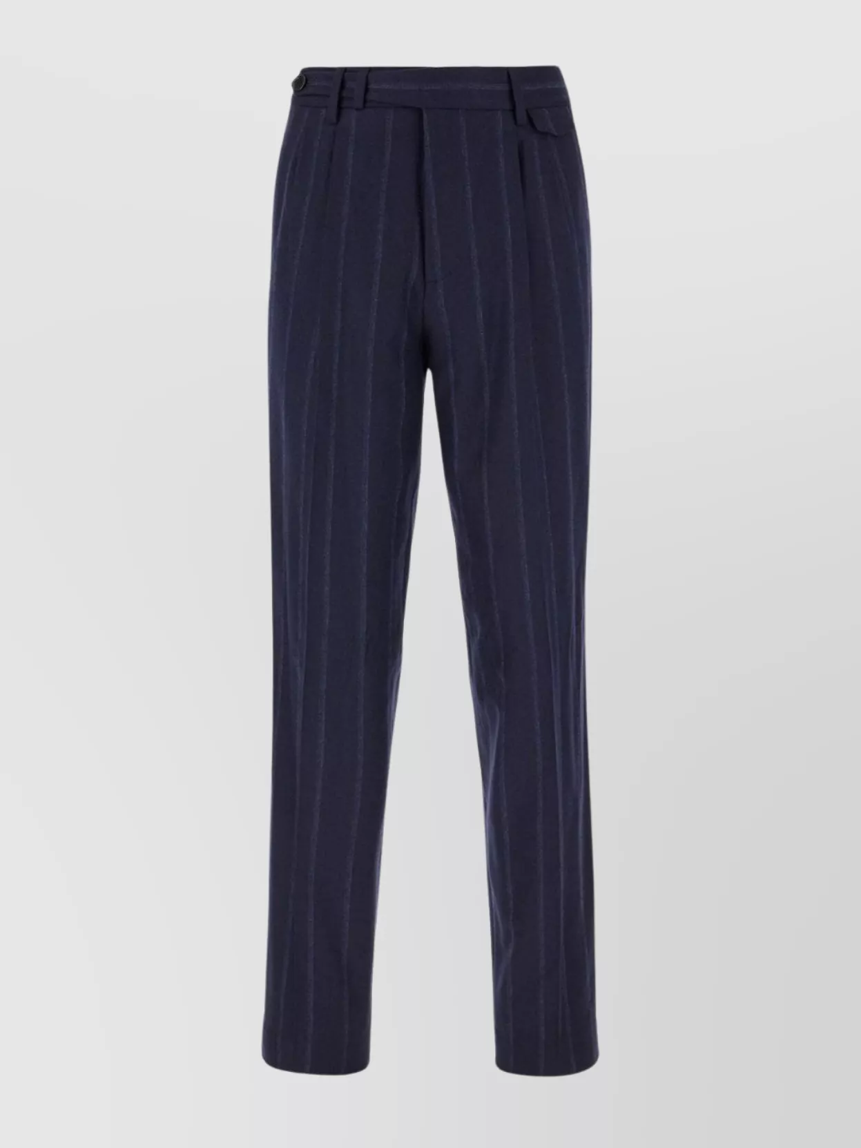 Brunello Cucinelli Wool Blend Suit Embroidered Stripes