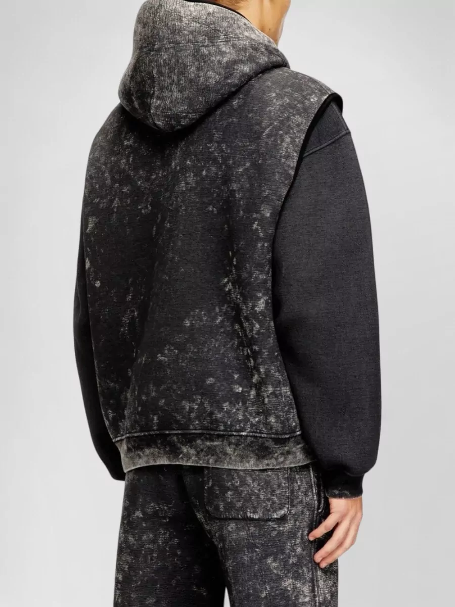 Diesel Cotton Relaxed-Fit Hooded Jacket