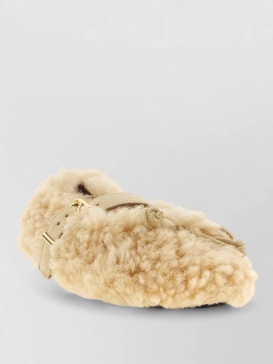 Marni shearling ballet flats