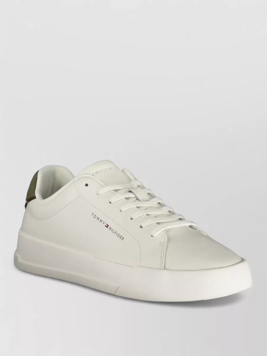 Tommy Hilfiger leather lace-up sneakers
