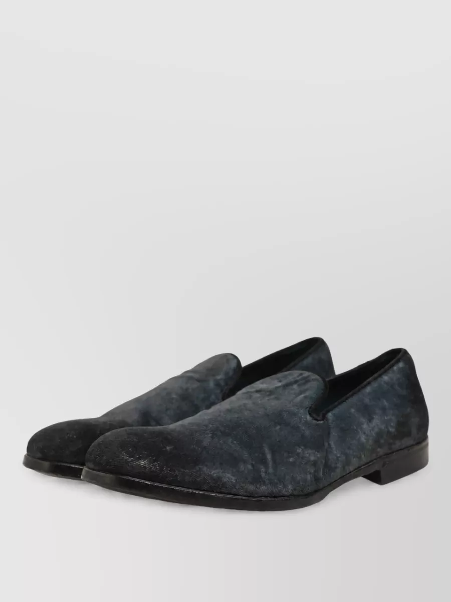 Dolce&Gabbana Suede Leather Monk Shoes