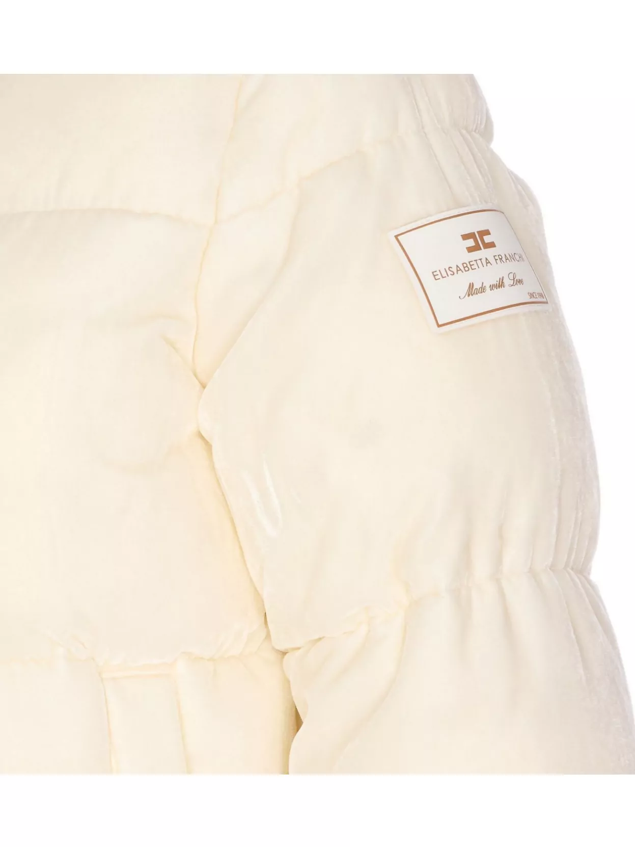 Elisabetta Franchi Hooded Padded Long Sleeve Down Jacket