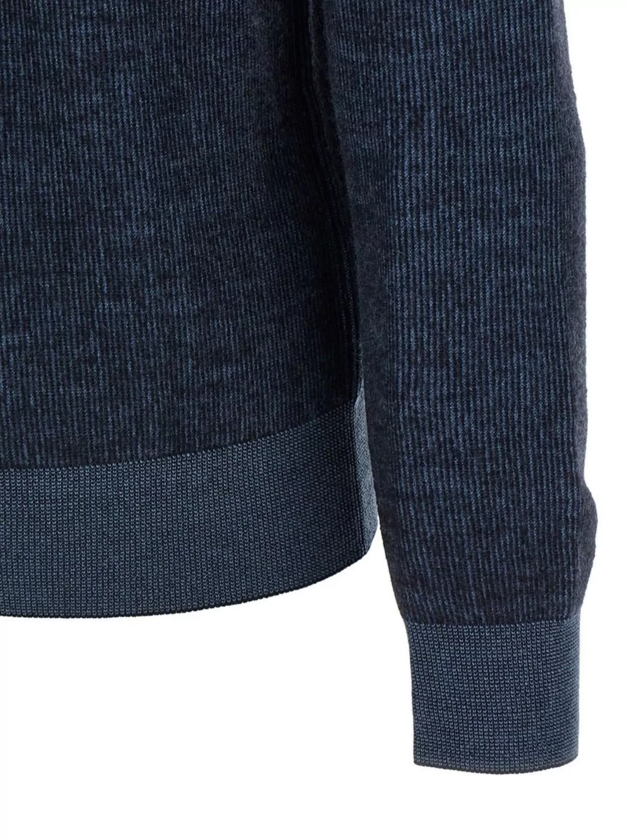 Brioni High Collar Long Sleeve Knit Pullover