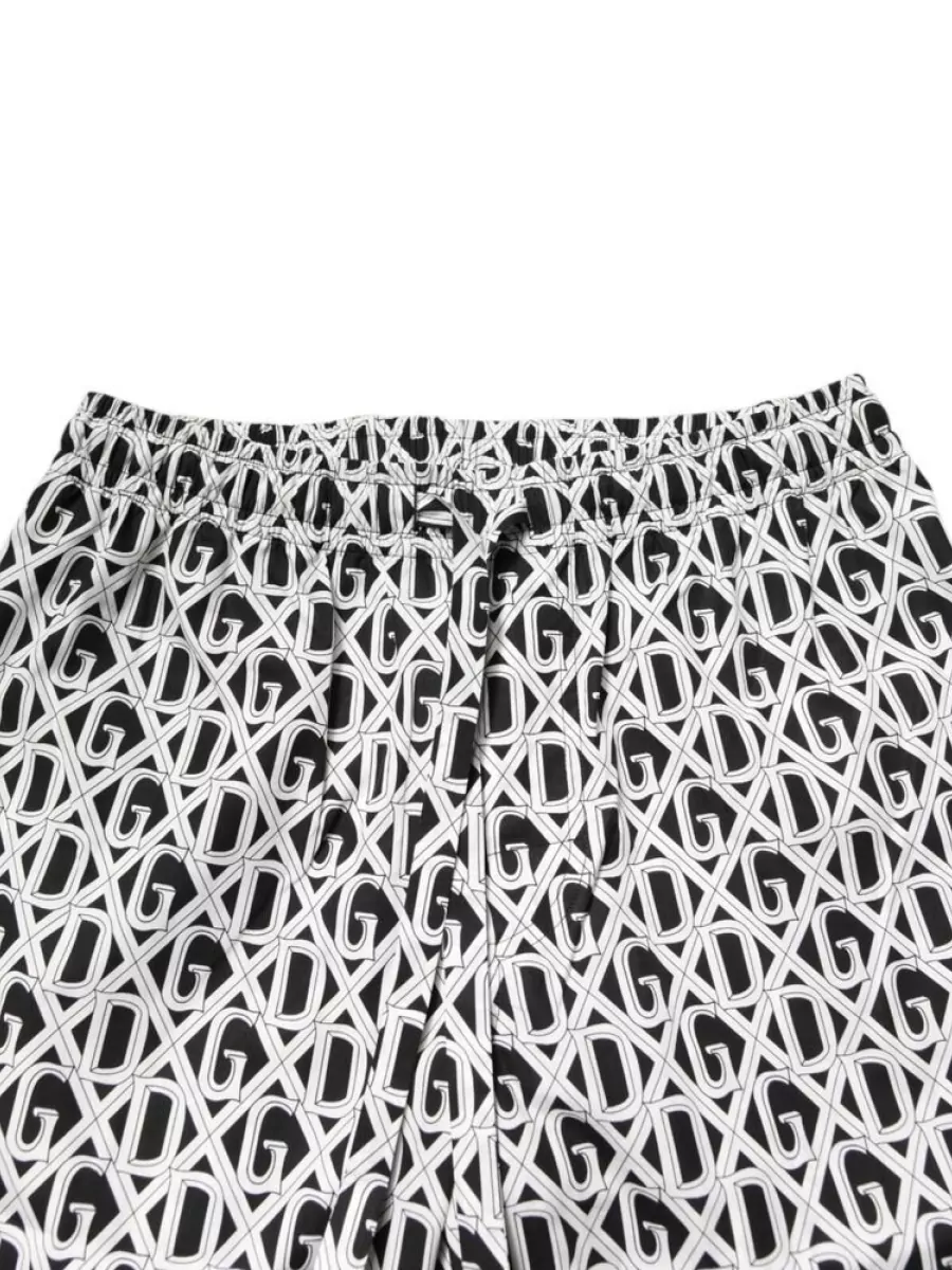 Dolce&Gabbana Cotton Logo Print Pajama Set