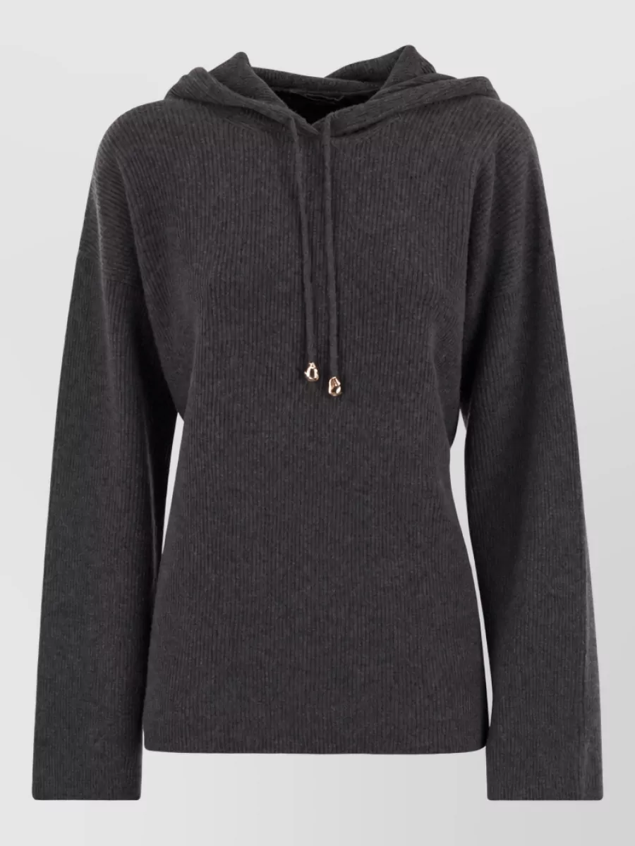 Fabiana Filippi ribbed hooded sweater