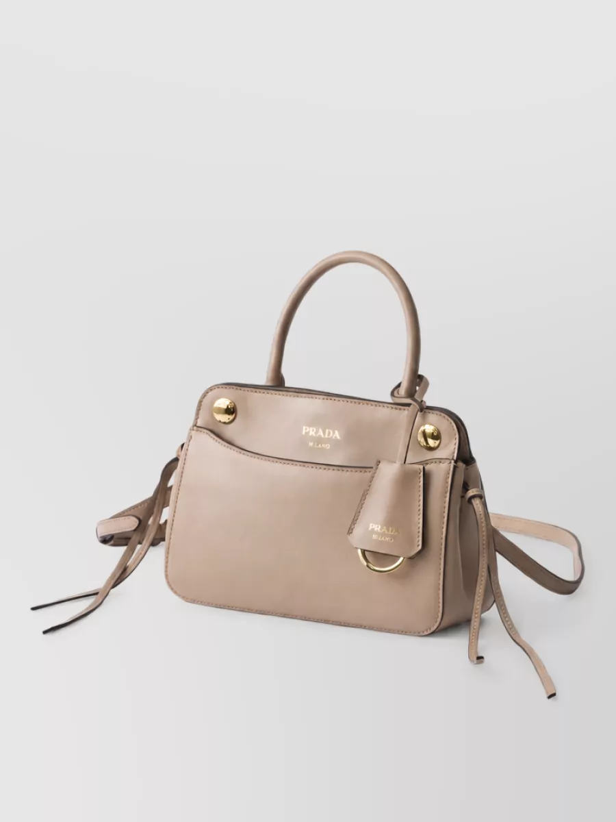 Prada Mini Calf Leather Shoulder Bag