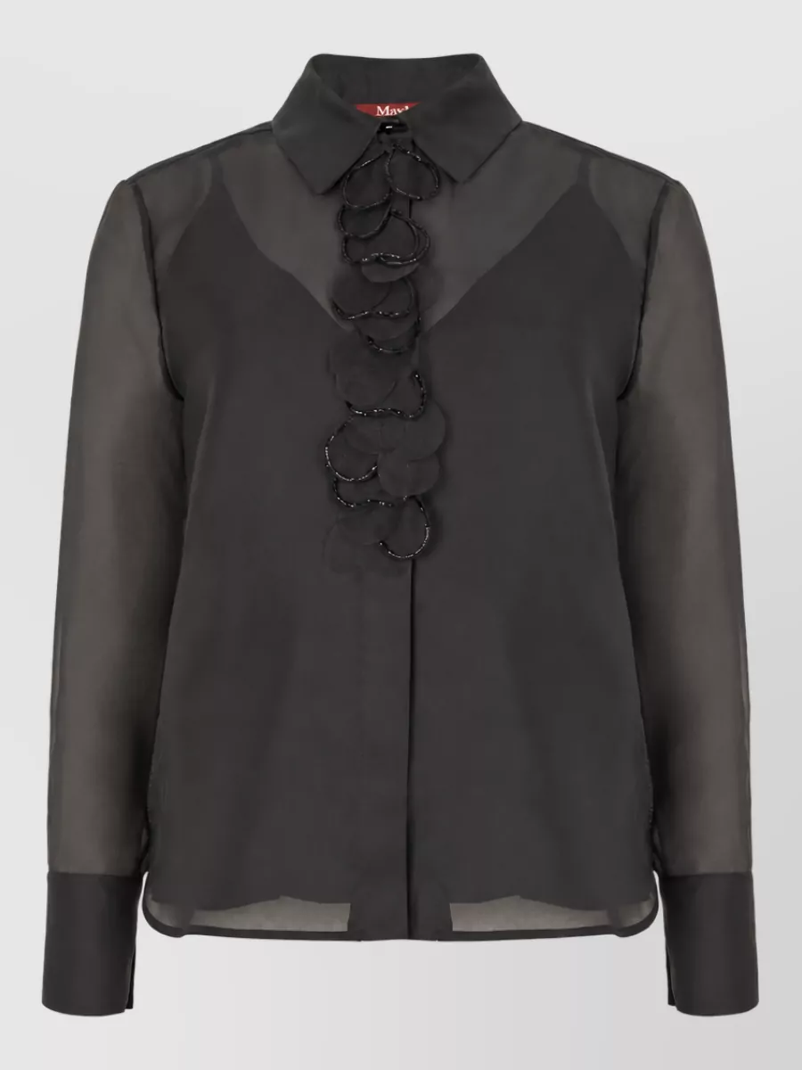 S Max Mara Silk chiffon shirt