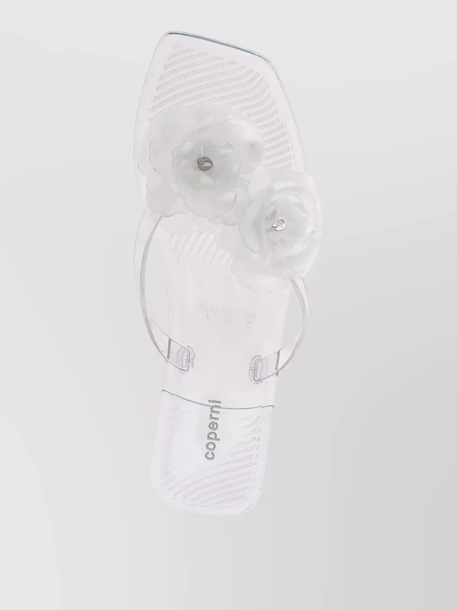 Coperni Pvc Flower Flip Flops