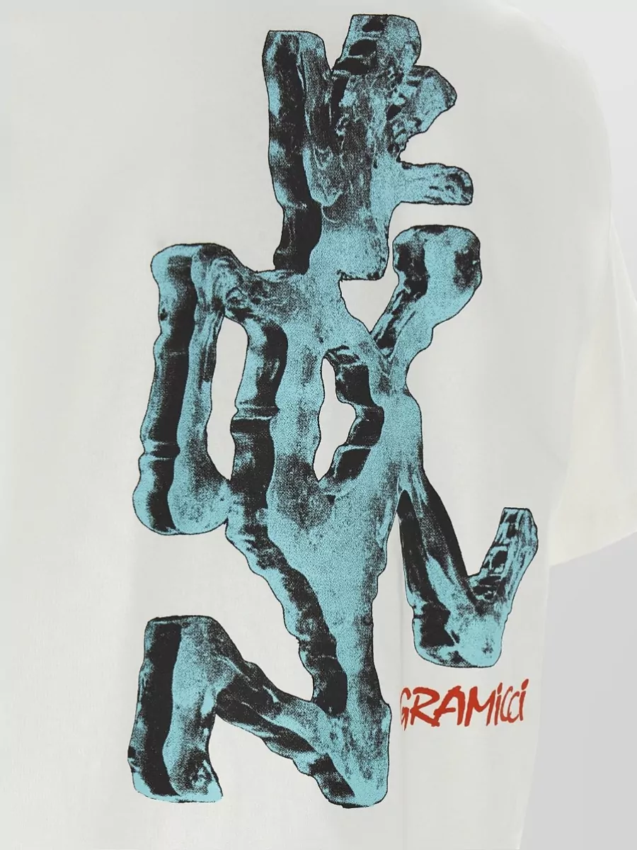 Gramicci Cotton Ice Sculpture Printed Short-Sleeve T-Shirt