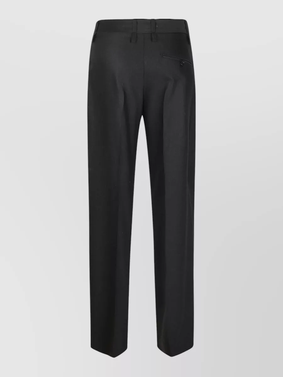 Victoria Beckham Curved-Leg Tailored Trousers