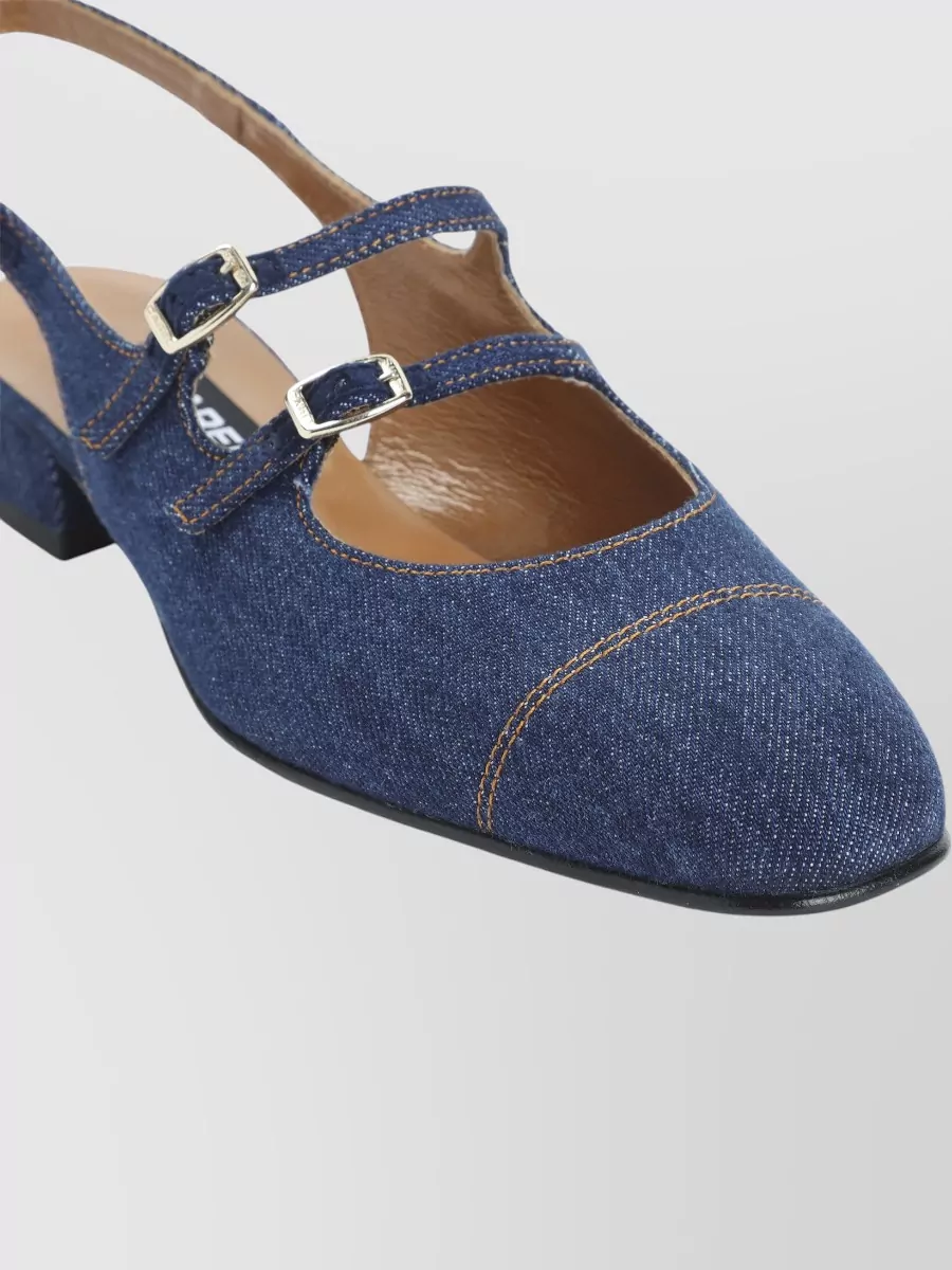 Carel Paris Cotton Mary Jane Pumps