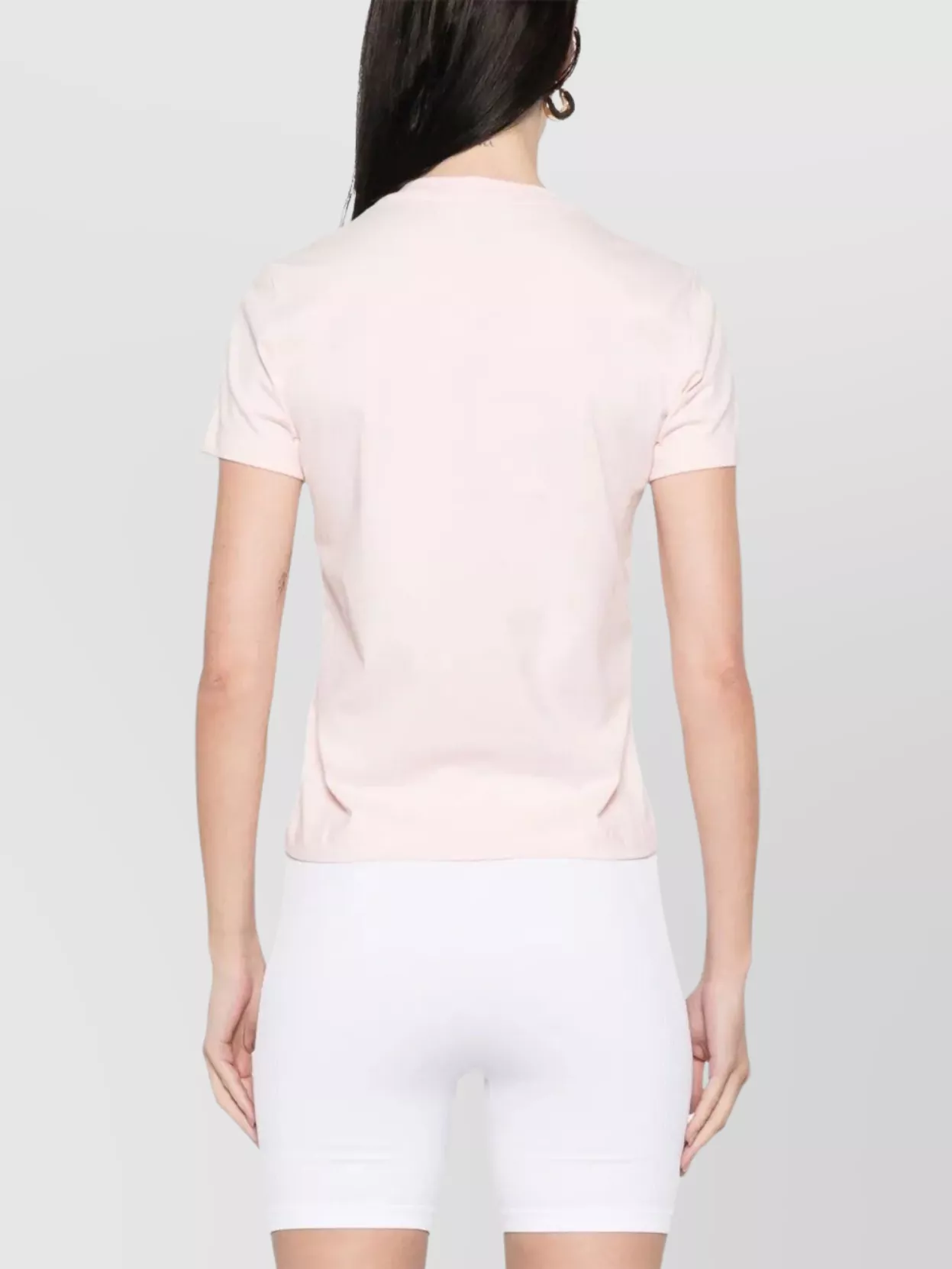 Casablanca Fitted T-Shirt With Diamond Column Print