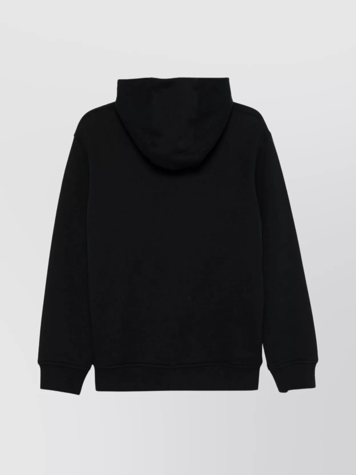 Emporio Armani Logo Cotton Hoodie With Drawstring Hood