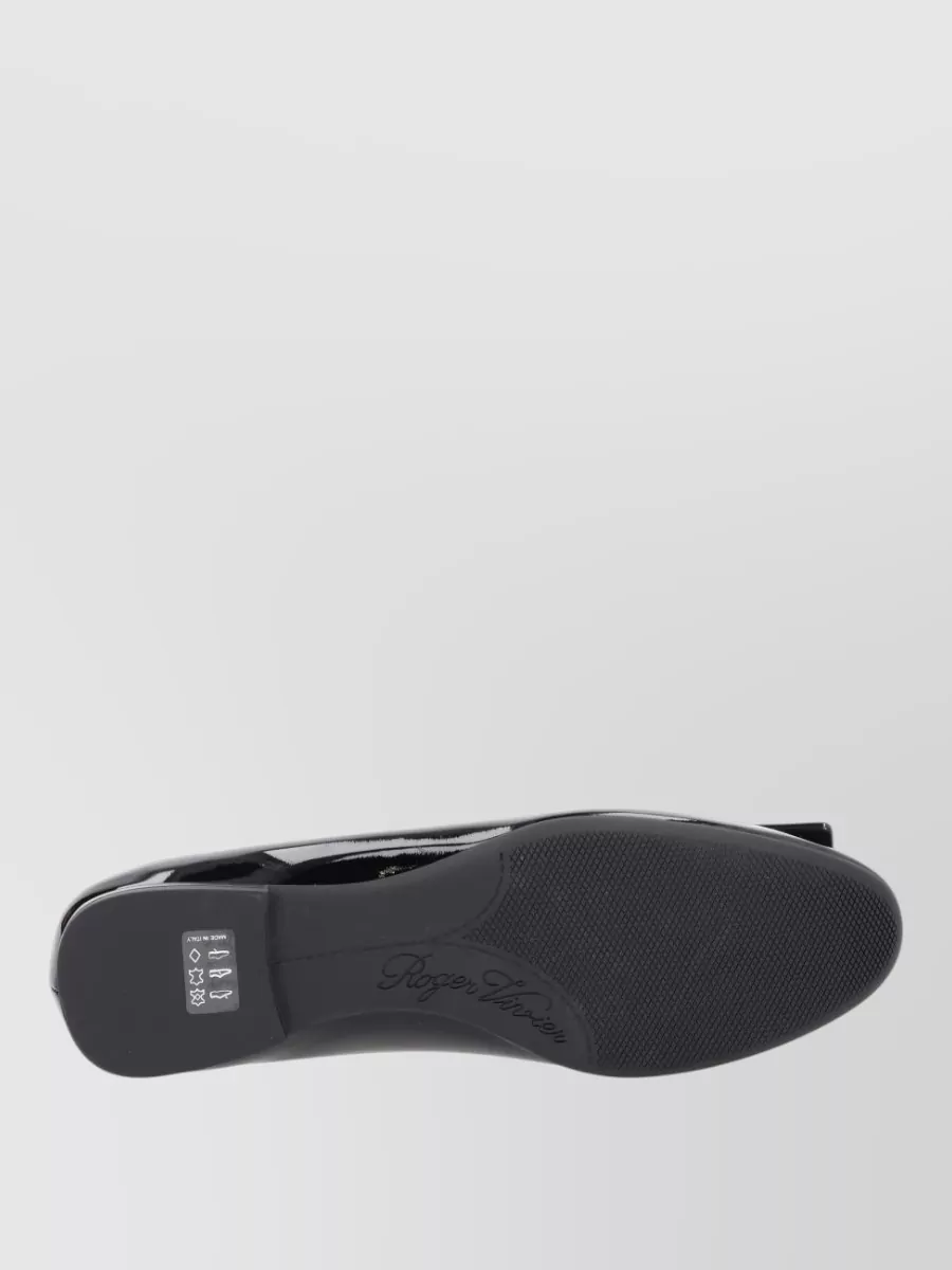 Roger Vivier Leather Ballerina Flats