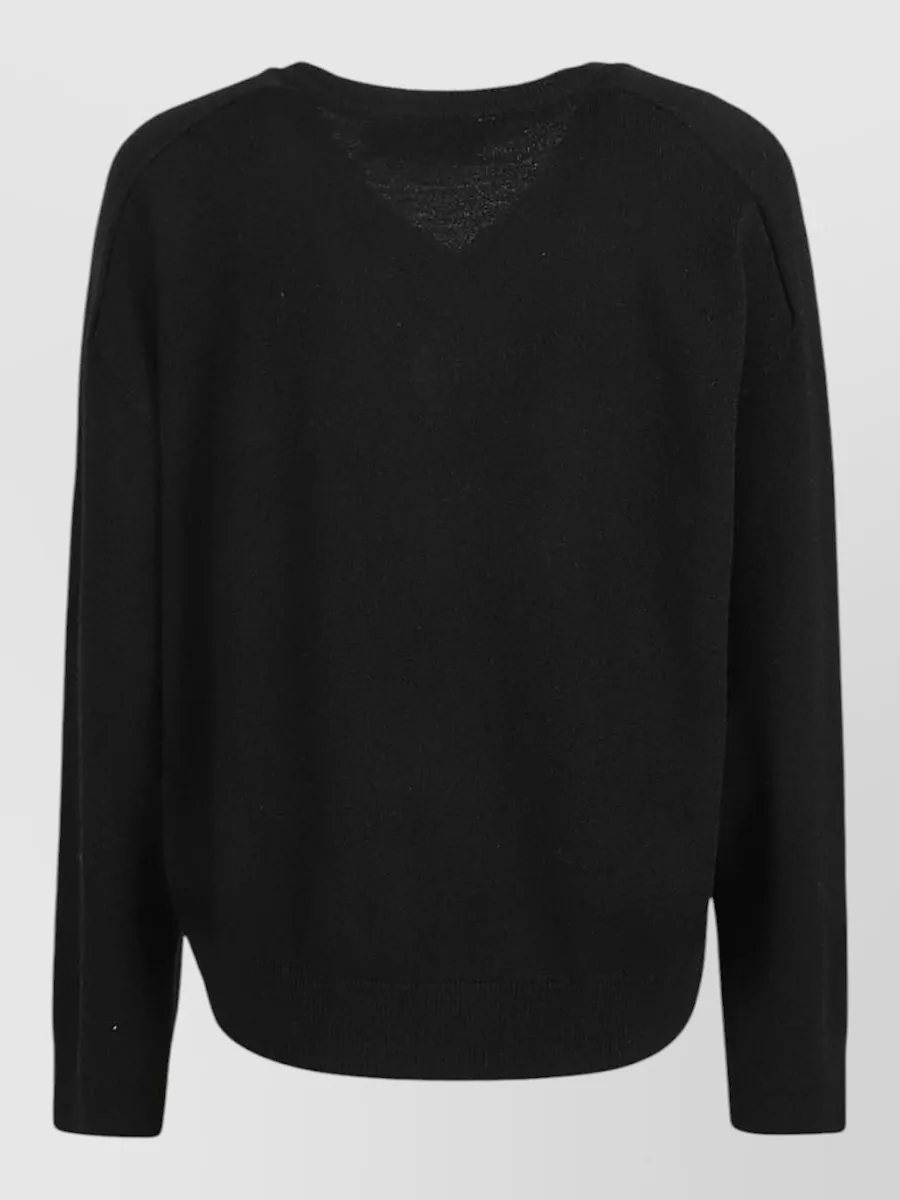 Armarium Cashmere V-Neck Long-Sleeve Sweater