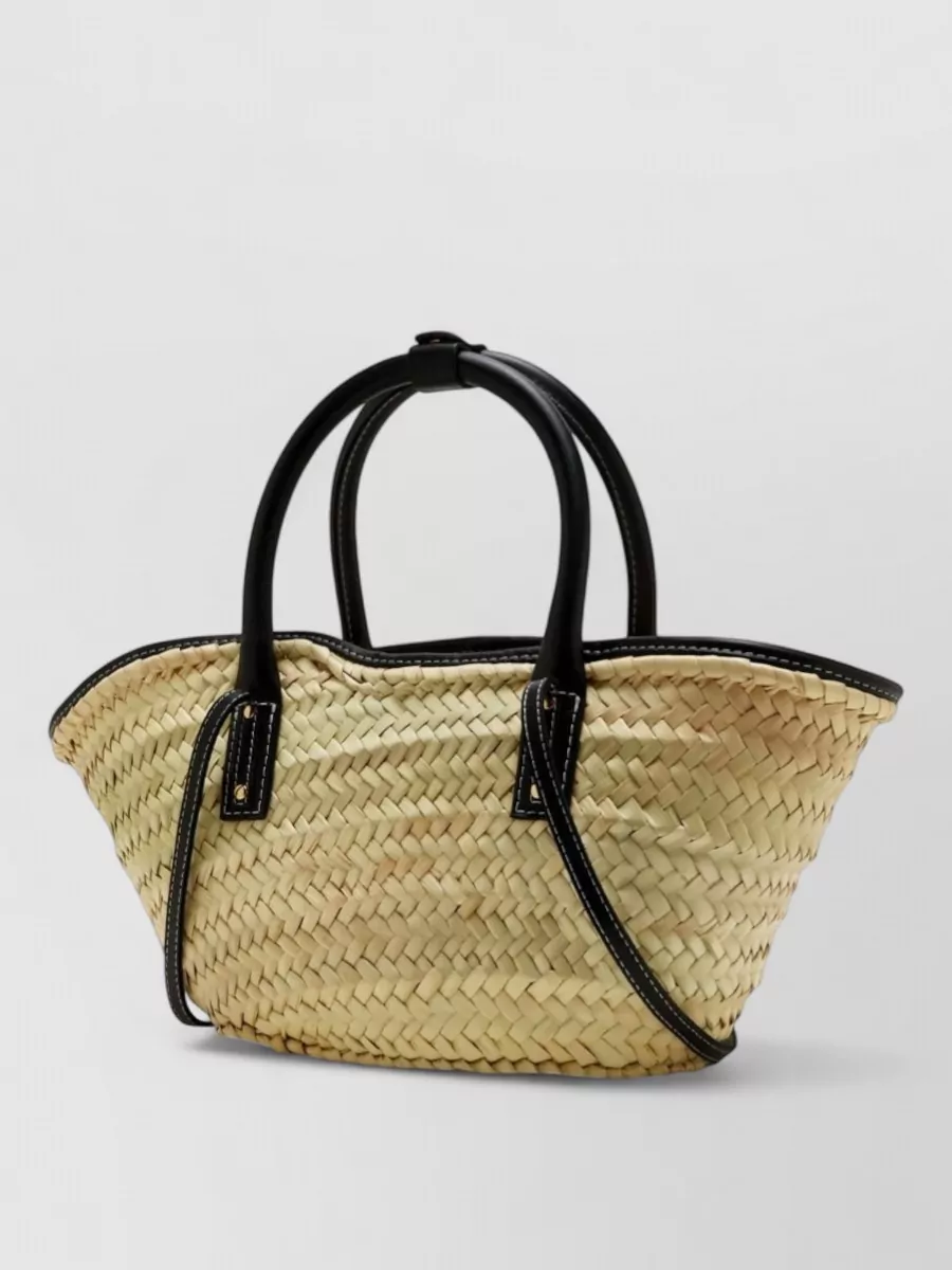 Jacquemus Na Raffia Tote Bag