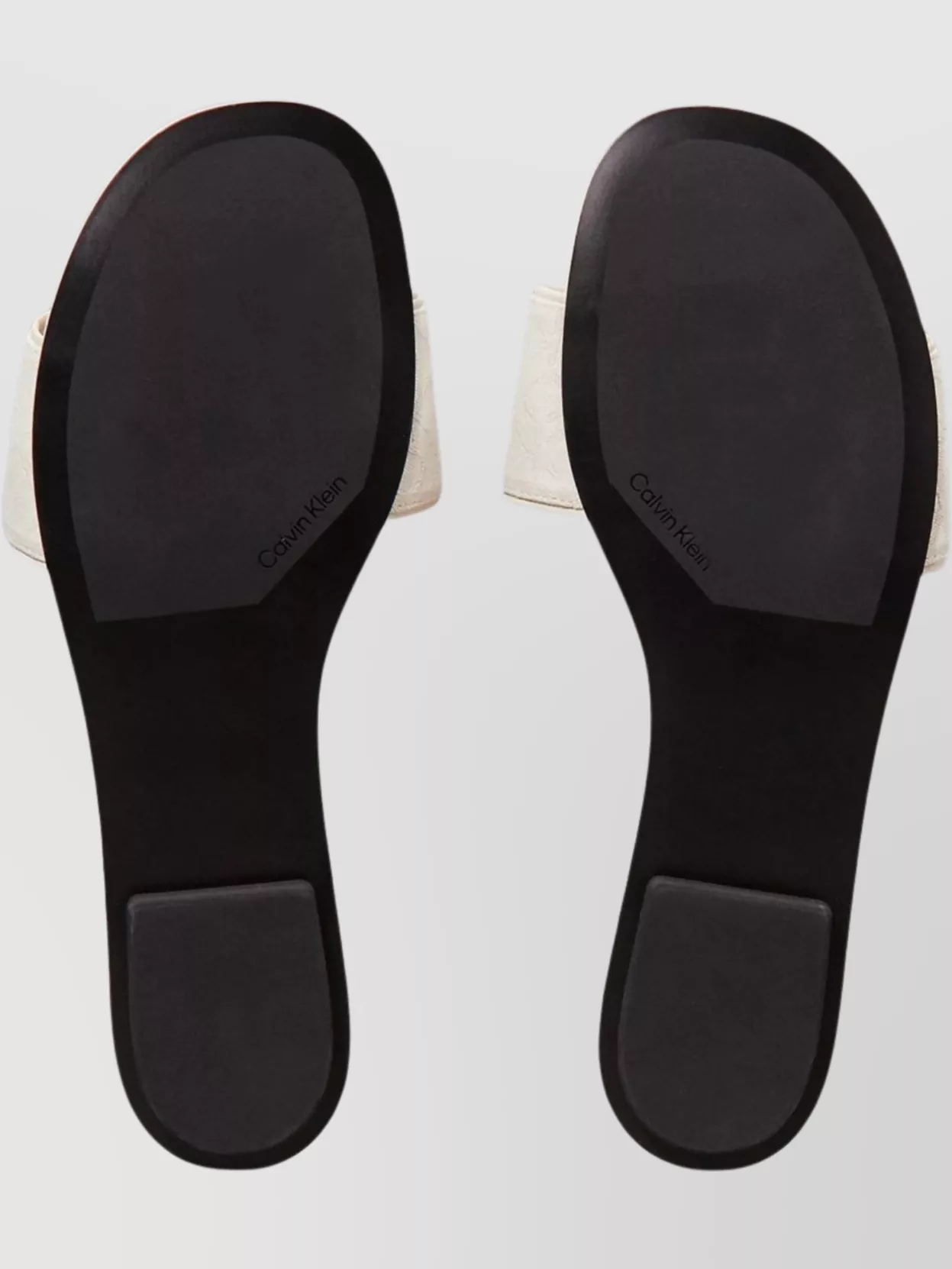 Calvin Klein Open Toe Flat Slide Sandals