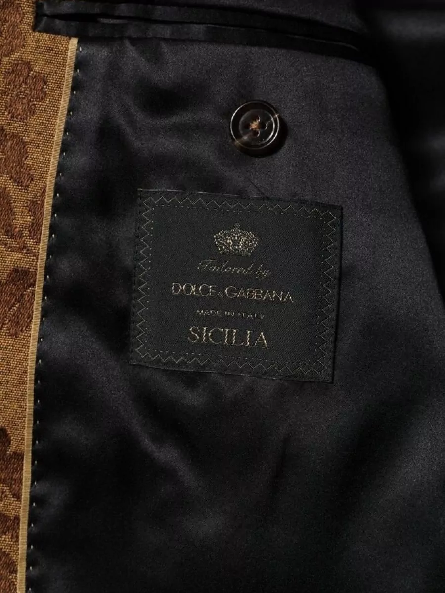 Dolce&Gabbana Floral Jacquard Suit
