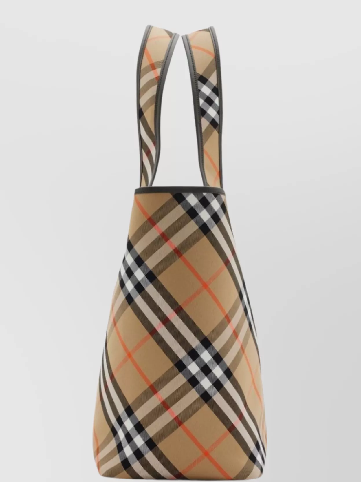 Burberry Media Check Tote Bag