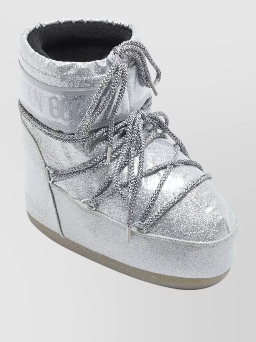 Moon Boot Glitter Ankle Snow Boots