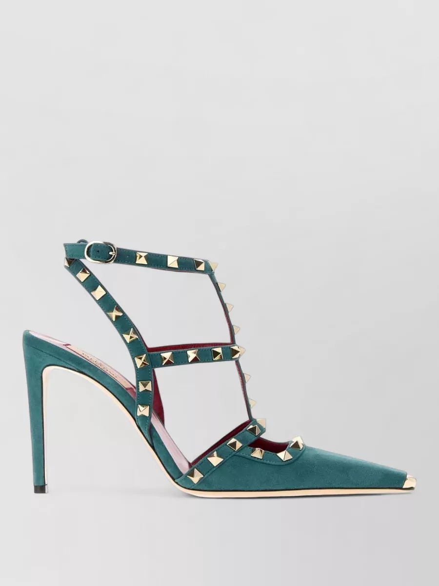 Valentino Garavani suede rockstud pumps