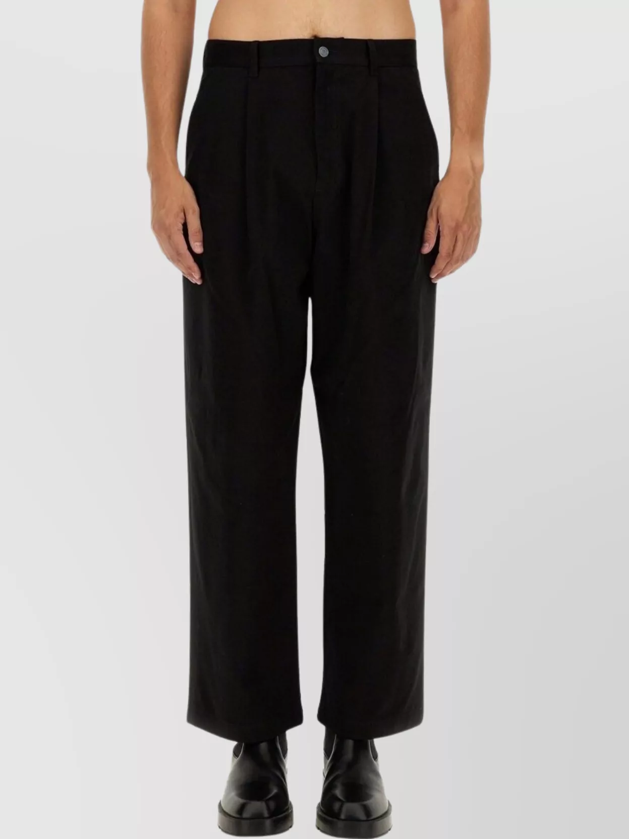 Moschino Straight Leg Trousers Featuring Pockets