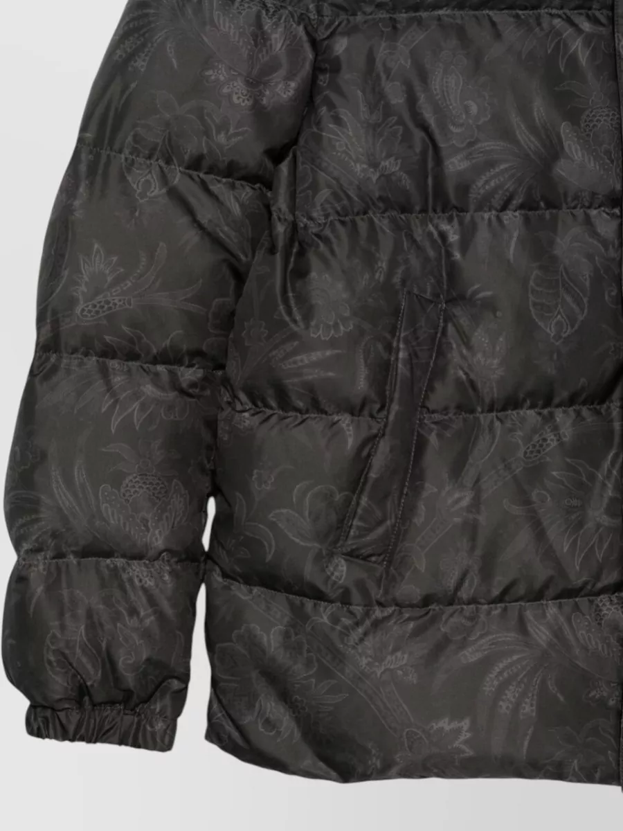 Etro Paisley-Print Quilted Down Puffer Jacket